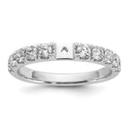 14kw Lab Grown Diamond VS/SI+ G+ Peg Set Engagement Ring