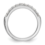 14k White Gold 1/2 carat Diamond Complete Wedding Band
