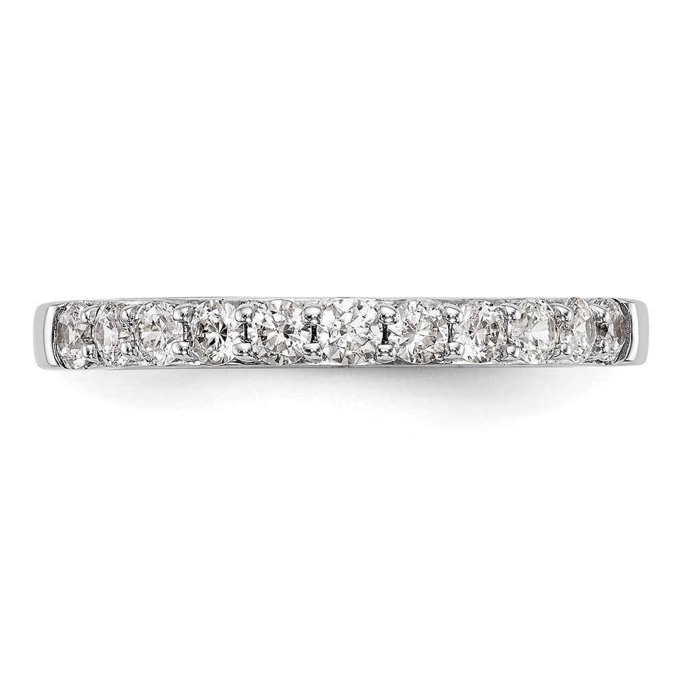 14k White Gold 1/2 carat Diamond Complete Wedding Band