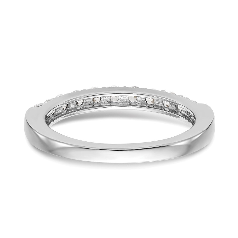 14k White Gold 1/2 carat Diamond Complete Wedding Band