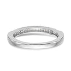 14k White Gold 1/2 carat Diamond Complete Wedding Band