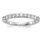 14k White Gold 1/2 carat Diamond Complete Wedding Band