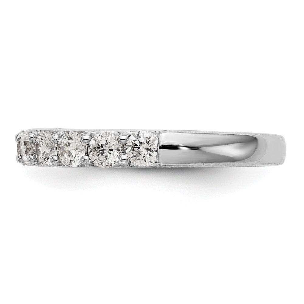 14k White Gold 1 carat Diamond Complete Wedding Band