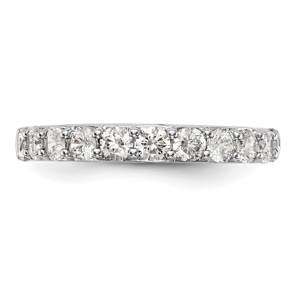 14k White Gold 1 carat Diamond Complete Wedding Band