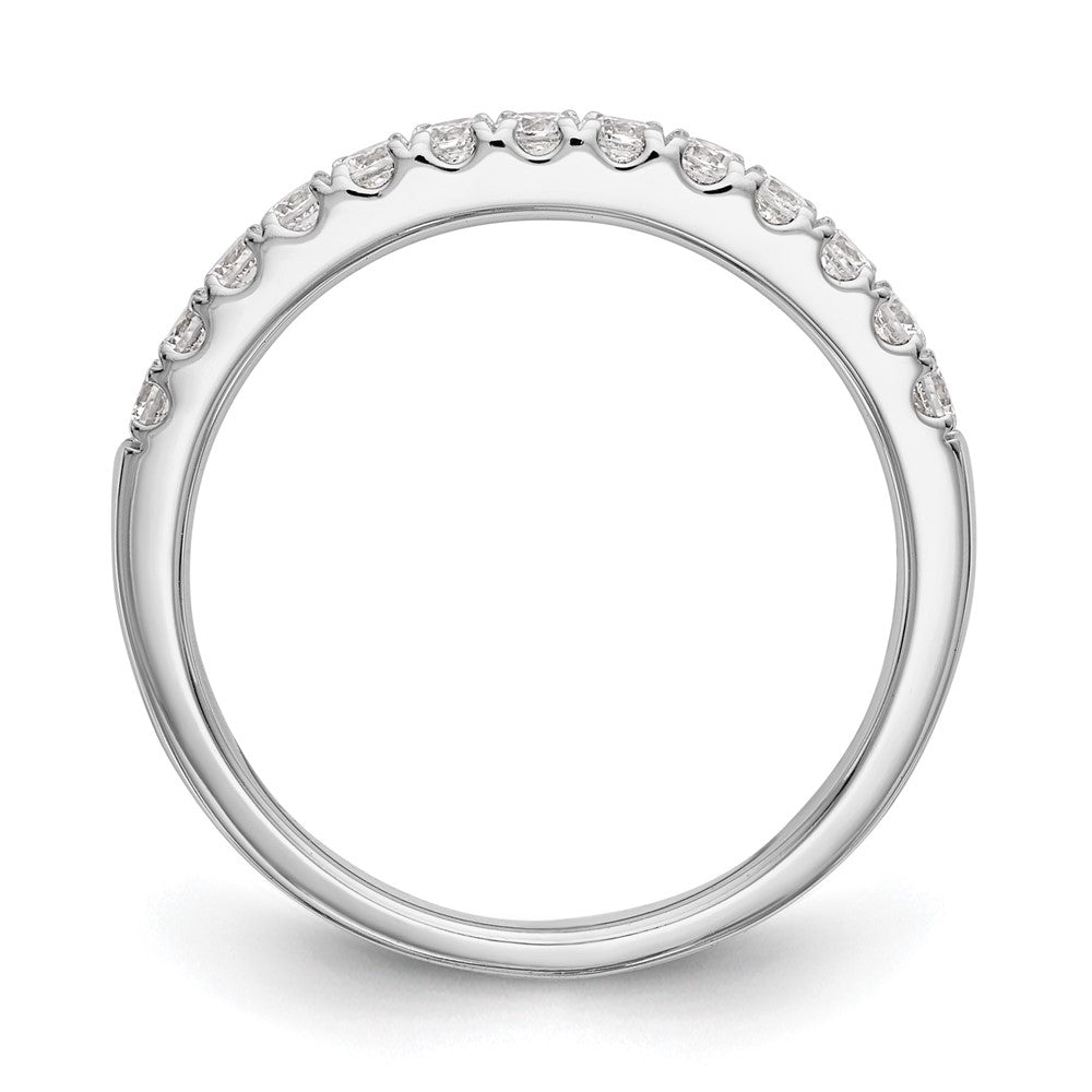 14k White Gold 1/3 carat Diamond Complete Wedding Band