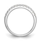 14k White Gold 1/3 carat Diamond Complete Wedding Band