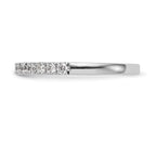 14k White Gold 1/3 carat Diamond Complete Wedding Band