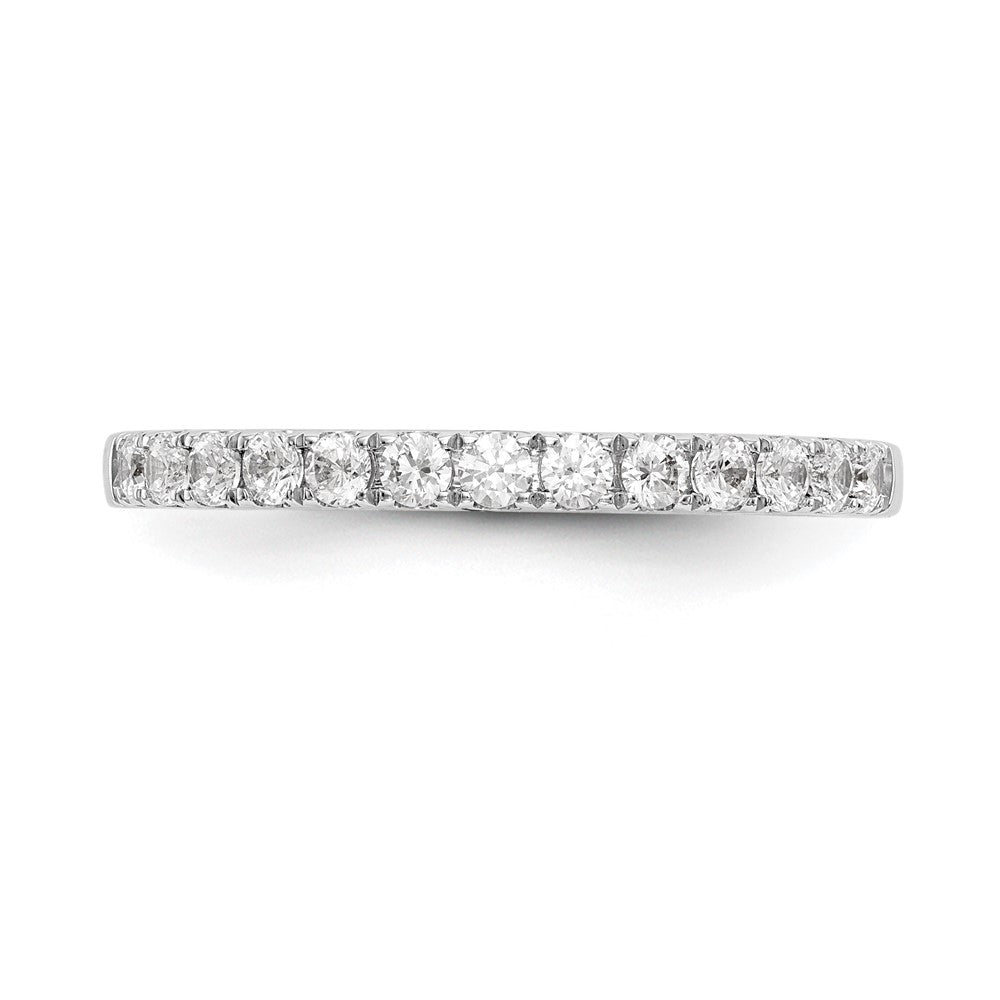 14k White Gold 1/3 carat Diamond Complete Wedding Band