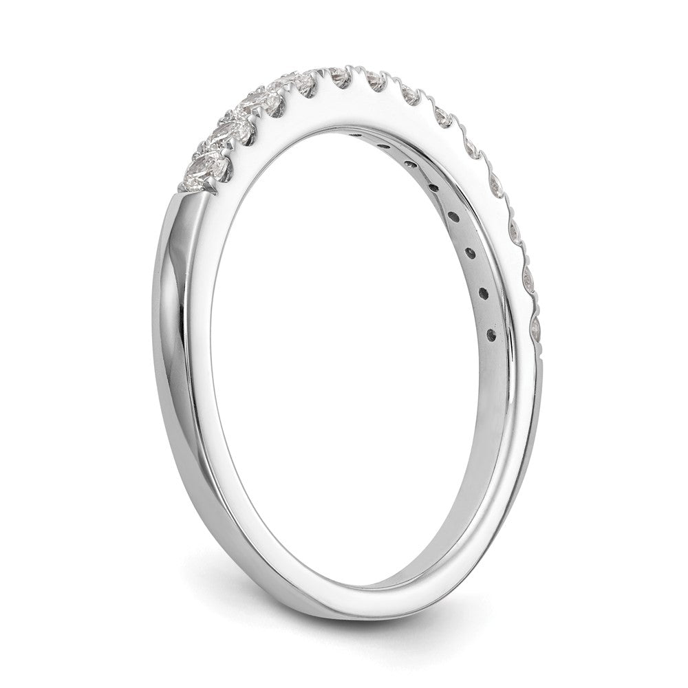 14k White Gold 1/3 carat Diamond Complete Wedding Band