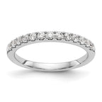 14k White Gold 1/3 carat Diamond Complete Wedding Band