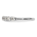 14k White Gold 3/4 carat Lab Grown Diamond VS/SI+ G+ Complete Wedding Band