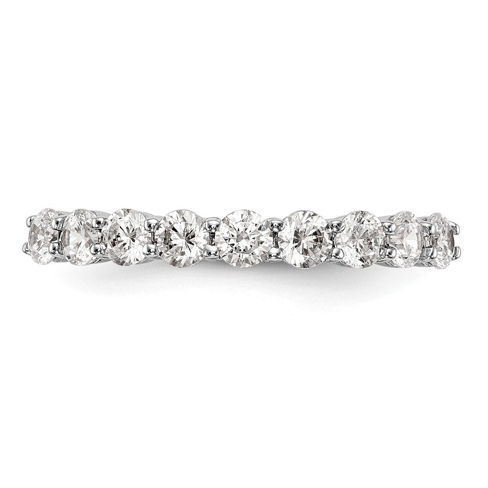 14k White Gold 3/4 carat Lab Grown Diamond VS/SI+ G+ Complete Wedding Band