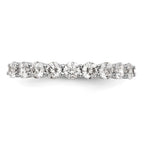 14k White Gold 3/4 carat Lab Grown Diamond VS/SI+ G+ Complete Wedding Band