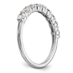 14k White Gold 3/4 carat Diamond Complete Wedding Band