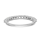 14k White Gold 1/2 carat Diamond Complete Wedding Band