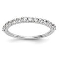 14k White Gold 1/2 carat Diamond Complete Wedding Band