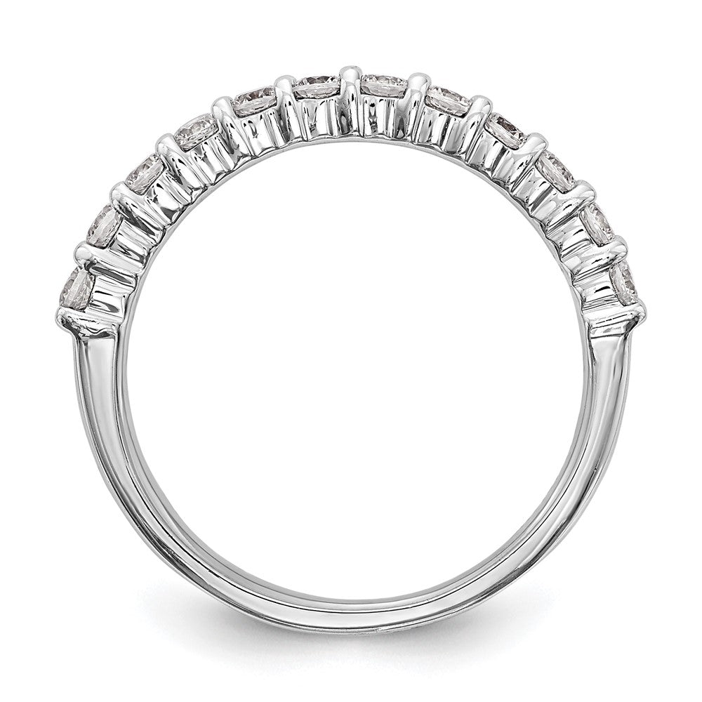 14k White Gold 5/8 carat Diamond Complete Wedding Band