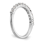 14k White Gold 5/8 carat Diamond Complete Wedding Band