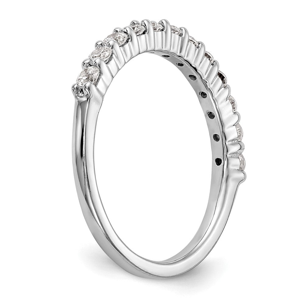 14k White Gold 5/8 carat Diamond Complete Wedding Band