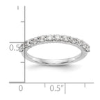 14k White Gold 5/8 carat Diamond Complete Wedding Band