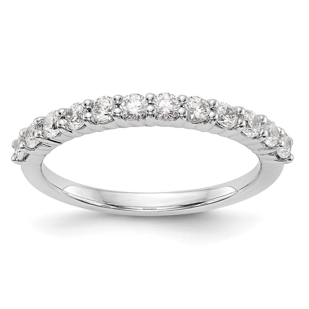 14k White Gold 5/8 carat Diamond Complete Wedding Band