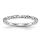 True Origin 14K White Gold 3/8 carat Lab Grown Diamond VS+ F+ Complete Wedding Band