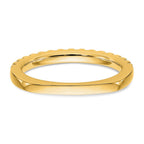 True Origin 14K Yellow Gold 3/8 carat Lab Grown Diamond VS+ F+ Complete Wedding Band