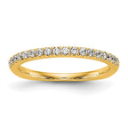 True Origin 14K Yellow Gold 3/8 carat Lab Grown Diamond VS+ F+ Complete Wedding Band