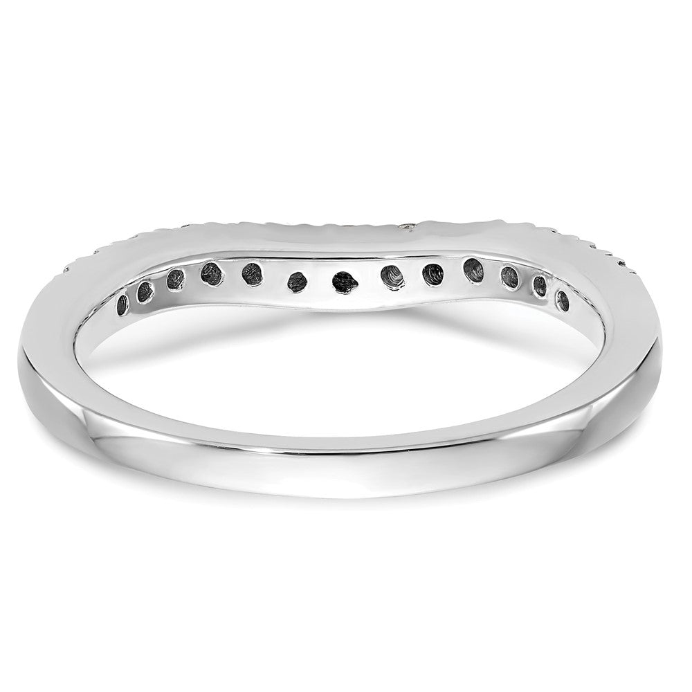 14k White Gold 1/3 carat Lab Grown Diamond VS/SI+ G+ Complete Wedding Band