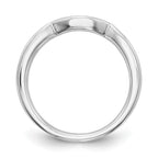 14k White Gold 1/5 carat Lab Grown Diamond VS/SI+ G+ Complete Wedding Band