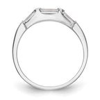 14K White Gold Baguette Diamond Complete Wedding Band