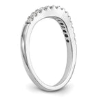 14K White Gold 1/3 carat Diamond Complete Wedding Band