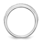 14K White Gold 1/3 carat Diamond Complete Wedding Band