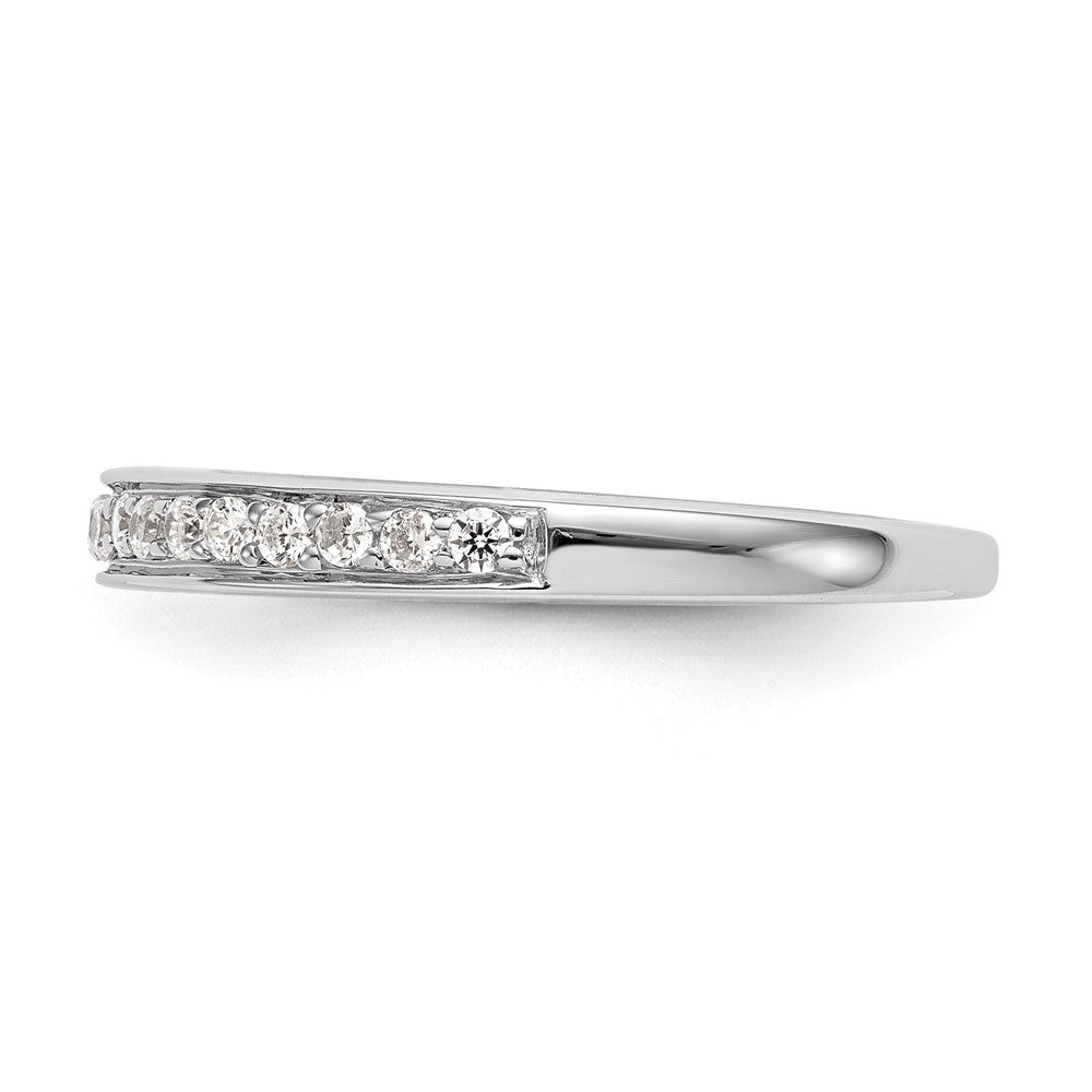 14K White Gold 1/3 carat Diamond Complete Wedding Band