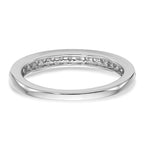14K White Gold 1/3 carat Diamond Complete Wedding Band