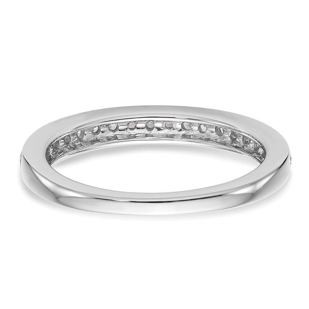 14K White Gold 1/3 carat Diamond Complete Wedding Band
