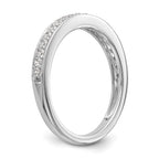 14K White Gold 1/3 carat Diamond Complete Wedding Band