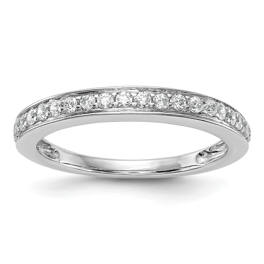 14K White Gold 1/3 carat Diamond Complete Wedding Band
