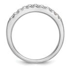 14K White Gold 1/3 carat Diamond Complete Wedding Band