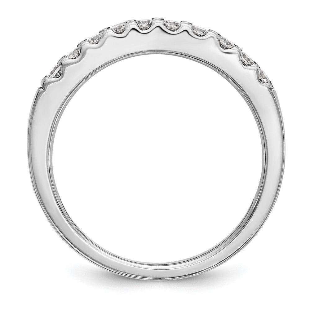 14K White Gold 1/3 carat Diamond Complete Wedding Band
