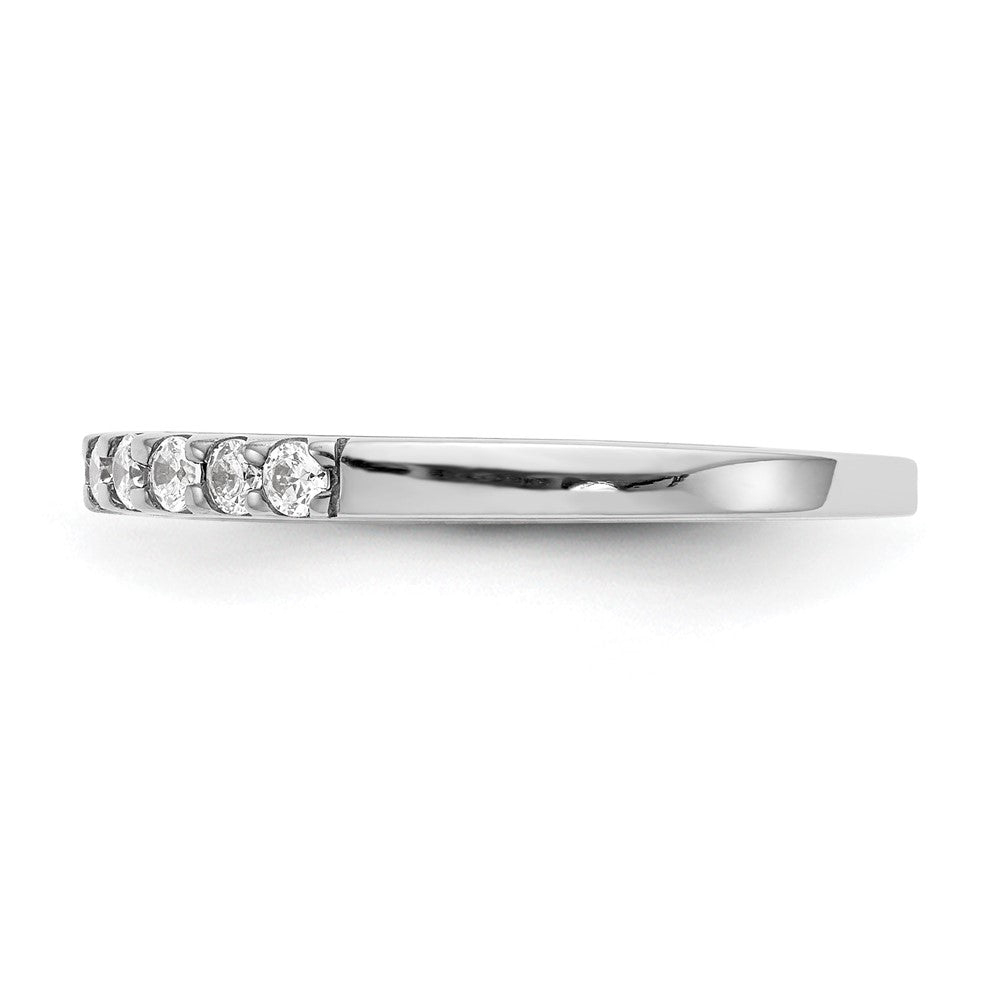 14K White Gold 1/3 carat Diamond Complete Wedding Band