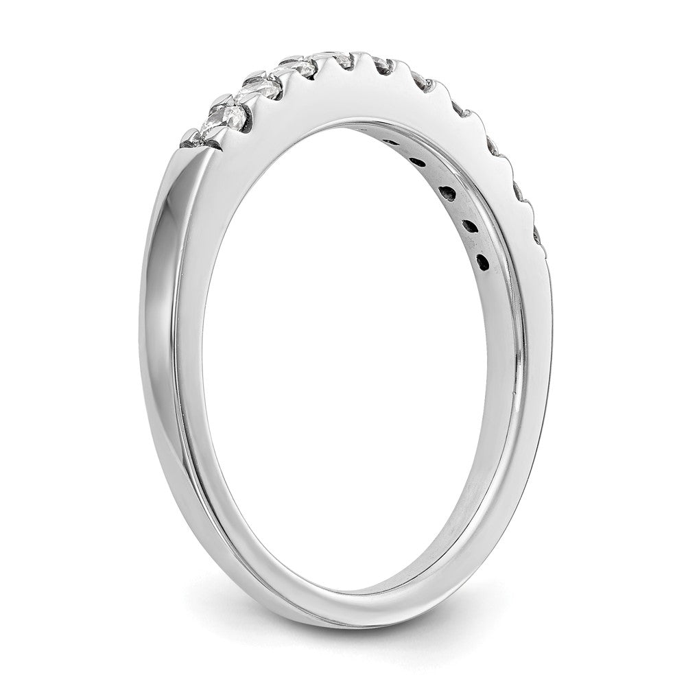 14k White Gold 1/3 carat Lab Grown Diamond VS/SI+ G+ Complete Wedding Band