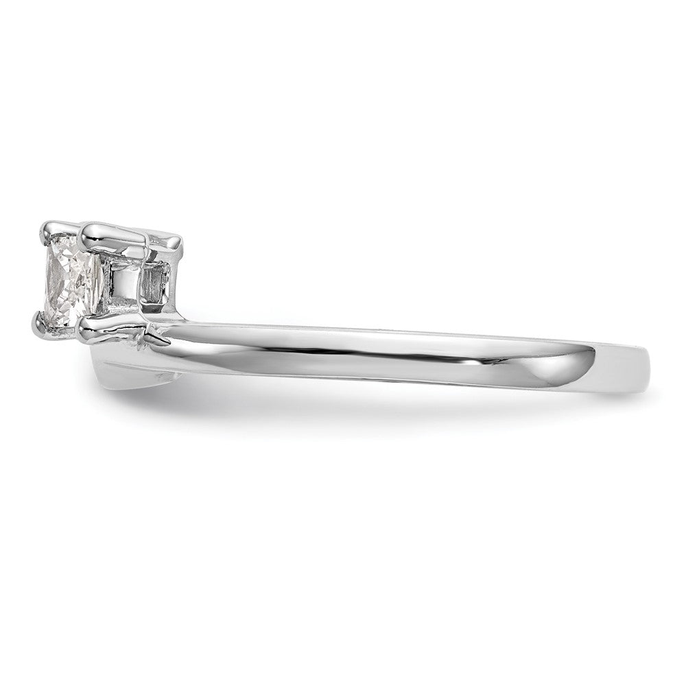 14K White Gold Diamond Wrap