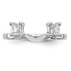 14K White Gold Diamond Wrap