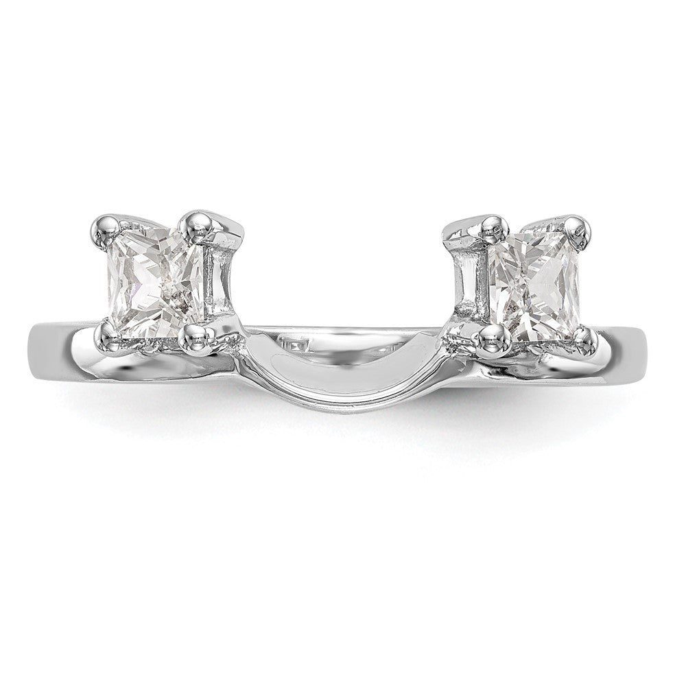 14K White Gold Diamond Wrap