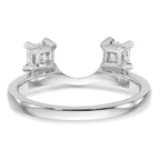 14K White Gold Diamond Wrap
