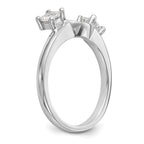 14K White Gold Diamond Wrap