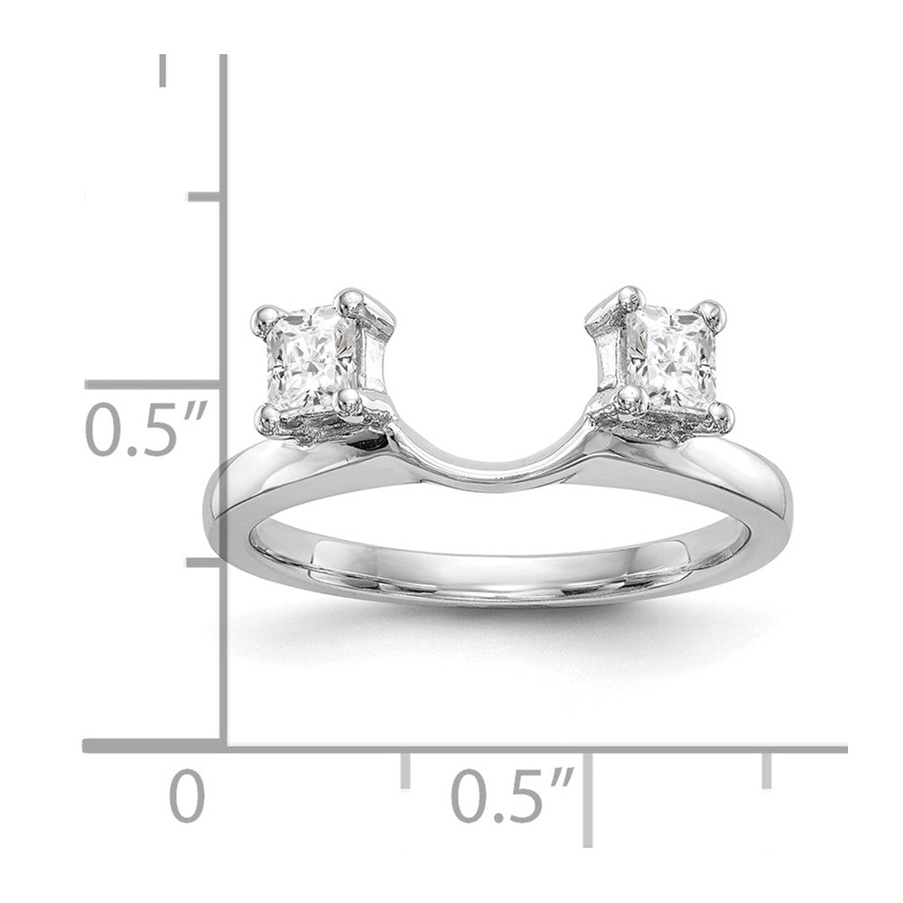 14K White Gold Diamond Wrap