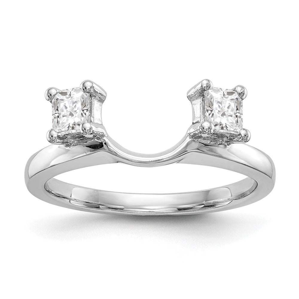 14K White Gold Diamond Wrap