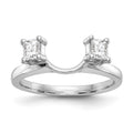 14K White Gold Diamond Wrap